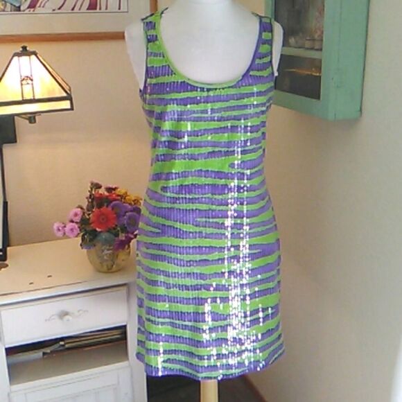 Candalite Sparkly Tank Dress - Picture 1 of 12